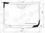 Лобовое стекло с антенной  Jac S3 - «УралОптАвтоСтекло»-автостекла Екатеринбург-автостекло-лобовое стекло-лобовые стекла-боковое стекло-заднее стекло-замена лобового стекла-автостекло Екатеринбург